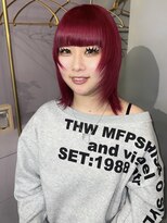 クリム(qulim) 落ちるワインレッド