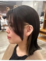 山野愛子美容室 銀座店 韓国×ボブ×インナーカラー