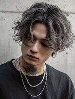 アポロ 横浜駅店(apollo)&nbsp;xメンズバレイヤージュ/ホワイトグレージュ/レイヤーカット