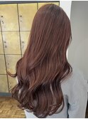 大人可愛い春カラー◎20代30代ブリーチなしピンクベージュ