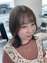 カッツ 駅家店(CUT S)&nbsp;赤みを抑えたオリーブベージュで透明感たっぷり♪