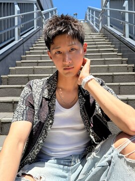ロンド ラマ 岐阜(Lond bla-ma) スパイキーショート×テーパーフェード【Lond伊藤メンズ】
