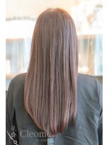 クレオメ 田町店(Cleome)&nbsp;ピンクベージュレイヤーイメチェン前髪フェイスレイヤー暗髪美髪