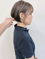 ラウンジ モリオ イケブクロ(Lounge MORIO Ikebukuro)&nbsp;【morio池袋 安齋】ハイライトカラー白髪ぼかしショート