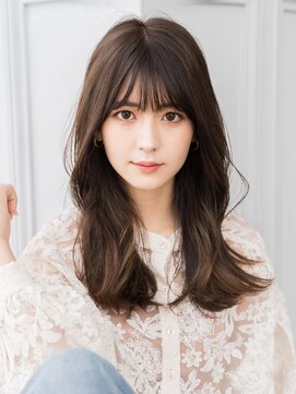 エスドットブルーム 梅田店(S.BROOM) 透明感ベージュ/大人可愛い/セミロング