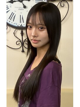 ヘアージン 野々市(hair Jin) ロング＋ストレート