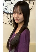 ヘアージン 野々市(hair Jin) ロング+ストレート