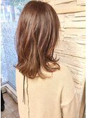 20代30代40代50代小顔ひし形ツヤキレイCカーブセミロング