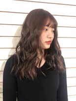 ビーヘアサロン(Beee hair salon)&nbsp;【渋谷エクステ・カラーBeee/安部 郁美】ピンクアッシュStyle