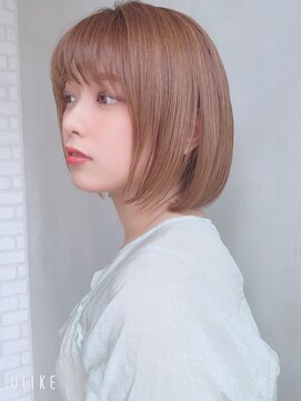 アリエッタ ギンザツー(ARIETTA GINZA2) カットで作る丸みショート/くすみピンク/ピンクアッシュ/透明感