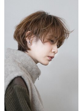 クルニエ(crenier) crenierで作るくしゃっとパーマのハンサムショート★