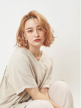 ヘアサロン アティリー(Hair Salon Attirer) 西梅田/ボブ/グレーベージュ/白髪ぼかし【Attirer飯田裕之】