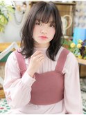 黒髪が大人ガーリー◎シースルー抜け感ミディa浦和20代30代40代