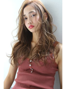 ブラン 広島八丁堀(Blanc) 【Blanc/広島】無造作カール/ベージュカラー/ロング