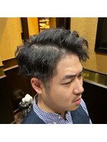 ヒロギンザバーバーショップ 大宮店(HIRO GINZA BARBER SHOP)&nbsp;波打ち巻きパーマ　埼玉　大宮