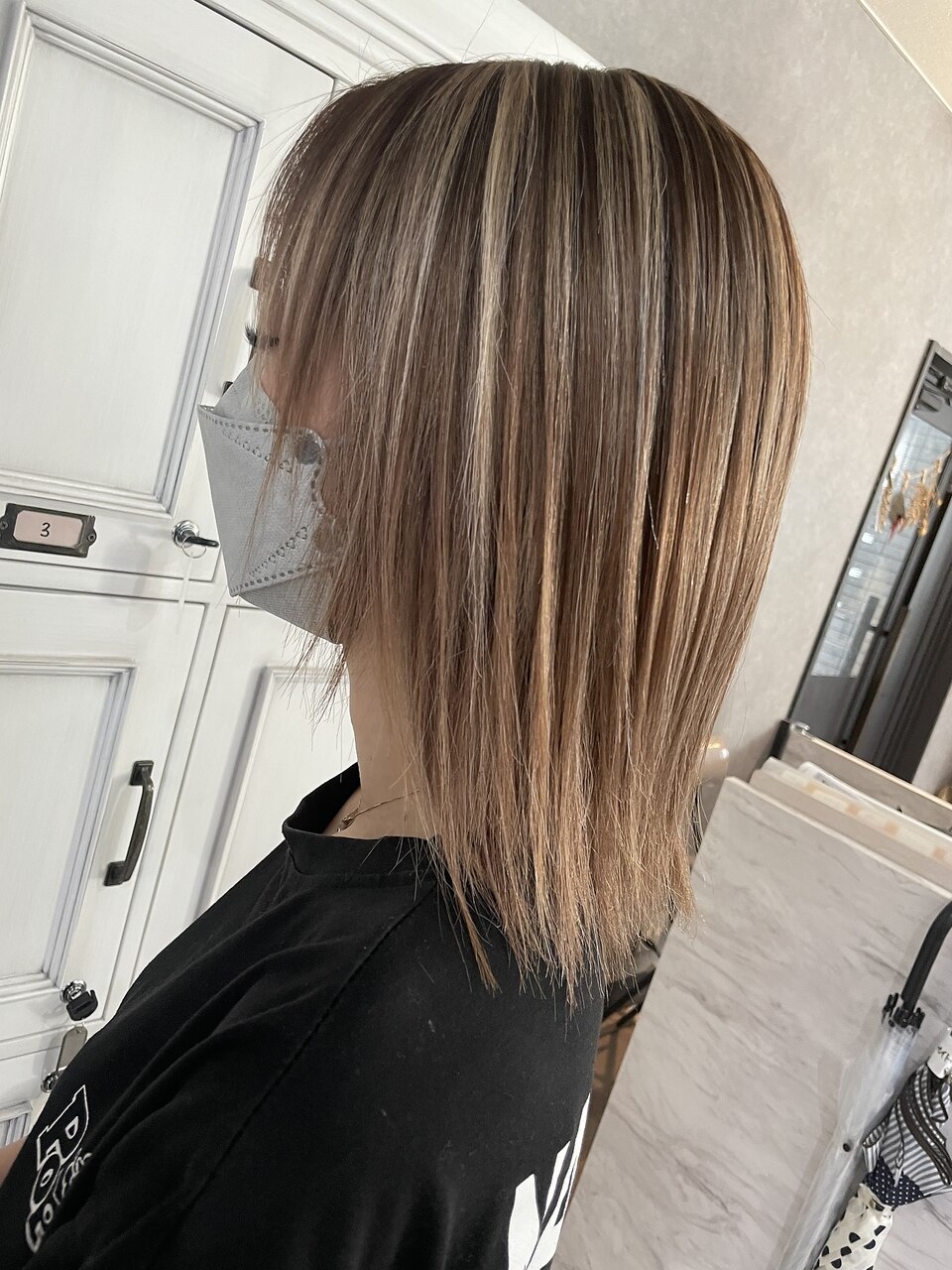 新品　人毛　夏に嬉しい　メッシュカラー　ブラウン　スーパーロング　Mサイズ 2026年秋】メッシュの髪型・ヘアアレンジ｜人気順｜ホットペッパー
