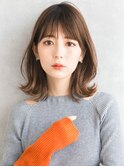 【FRAME+御堂筋難波】大人可愛い*くびれ外はねボブ