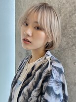 イミ(imi)&nbsp;大人ボブ/外ハネボブ/ブリーチカラー/小顔カット/髪質改善[登戸]