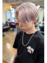 アクティフ(actif) ホワイトベージュ センターパートマッシュ actif