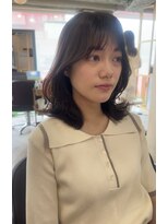 アリスバイアフロート 自由が丘(ALICe by AFLOAT) 鎖骨ミディアムくびれカット/結んでも可愛い後れ毛カット