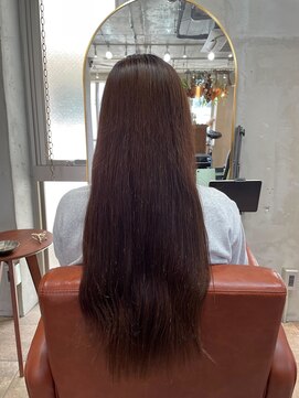 シアー(SHEER.) 髪質改善ストレート×チョコレートブラウン【表参道,青山】