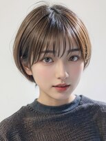 ワールドオーダー 天王寺店(WORLD ORDER)&nbsp;ショートカット×ひし形ショートボブ×前髪あり20代30代40代