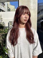 ローウェ 表参道(Louwe)&nbsp;ブリーチカラー/ピンクベージュ