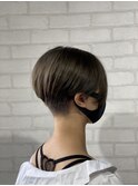 大人美人ハイレイヤーぱっつん前髪黒髪ロングワイドバンク小顔