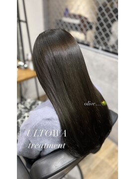 ピークス 渋谷店(Peaks) オリーブカラー×髪質改善