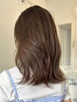 カムジーヘッドカミノウラ(COMEGHEAD KAMINOURA)&nbsp;ミルクティーベージュダブルカラーケアブリーチ顔まわりレイヤー