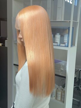 ベレーザ 渋谷(BELEZA) 12411ミルクティーベージュ髪質改善ストレートマロンベージュ