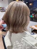 ビス ヘア アンド ビューティー 西新井店(Vis Hair＆Beauty)&nbsp;透明感カラー★ダブルカラーブリーチミルクティーベージュ