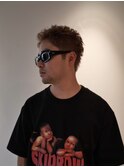 スパイキーショート/ブリーチカラー/メンズベリーショート