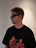 プールサイド(POOLSIDE) スパイキーショート/ブリーチカラー/メンズベリーショート