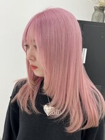 ラルガ 黒崎(Raruga) ハイライトカラーミルクティーベージュレイヤーカット