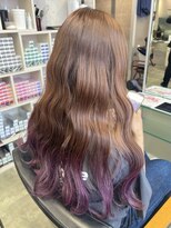 キャラ シャローネ 池袋(Chara Chalone)&nbsp;裾カラー/グラデーションカラー【REINA】