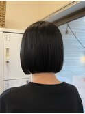 切りっぱなしボブ