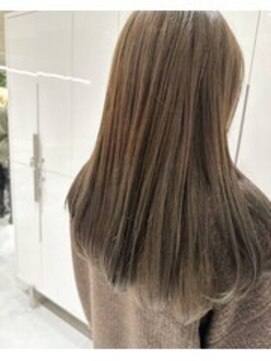 ガリカ シーム(Gallica/SEAM) フェミニンロング/透明感オリーブベージュ