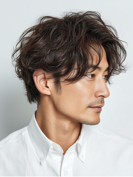 MEN’S HAIR/ダウンパーマ/フェザーパーマ/川西能勢口/川西池田