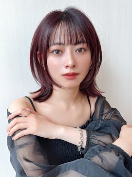 アフロート エル 錦糸町(AFLOAT L) 2wayバングで小顔に見えるフェイスレイヤーで作るくびれヘア