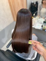 プレバイイオエ 三宮店(pre. by ioe)&nbsp;髪質改善ストレート/ココアベージュ/小顔カット