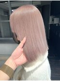 ハイトーンカラーミルクティーベージュピンクベージュ韓国30代