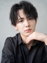 エイト メン 那覇新都心店(EIGHT MEN) メンズ/センターパート/ニュアンスパーマ