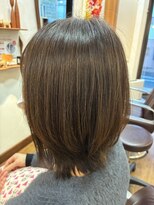 ヘアーメイク スロー(Hair make Slow)&nbsp;くびれレイヤーボブ／オーガニックカラー