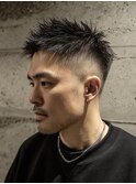 スキンフェード × ラフスパイキーショート