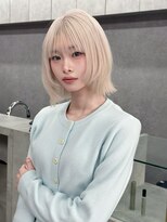 SSAW&nbsp;ホワイトベージュ＋レイヤーボブ