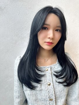 アース 四日市店(HAIR&MAKE EARTH) ダークカラー×レイヤーロング
