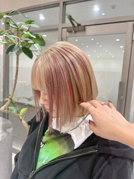 リック(Ric by KENJE) 【ハイトーンデザインカラー ペールピンク】