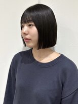 シーク 八王子(CHIC) 韓国タッセルボブ 縮毛矯正ストレート【八王子】