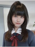 時短でかわいいレイヤーカット
